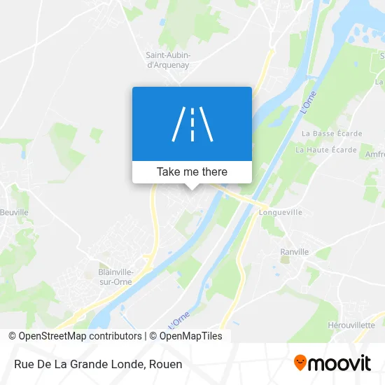 Rue De La Grande Londe map