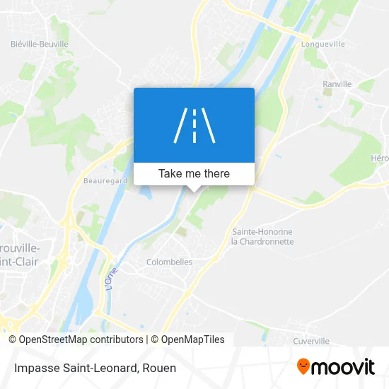 Impasse Saint-Leonard map