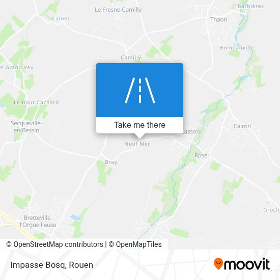 Impasse Bosq map