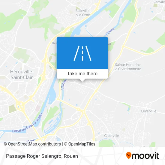 Passage Roger Salengro map