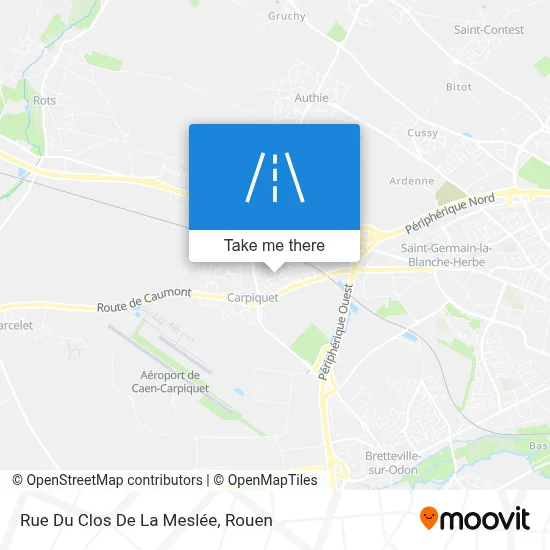 Rue Du Clos De La Meslée map