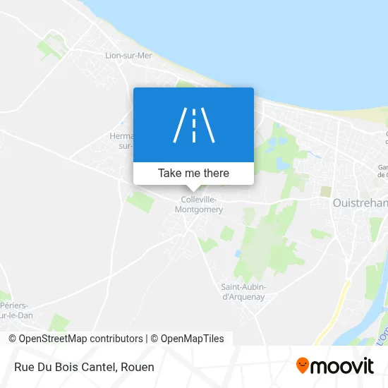 Rue Du Bois Cantel map