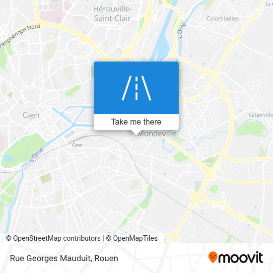 Rue Georges Mauduit map