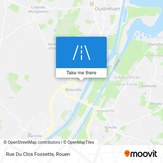 Rue Du Clos Fossette map
