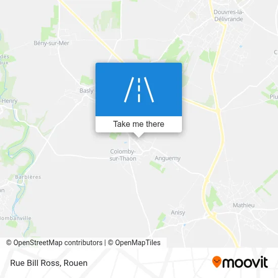Rue Bill Ross map