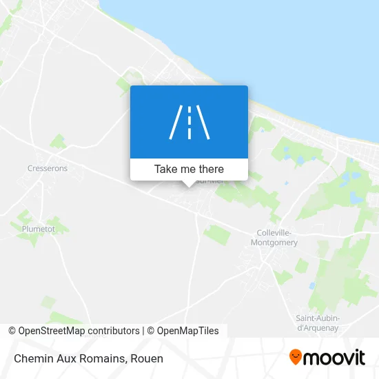Chemin Aux Romains map