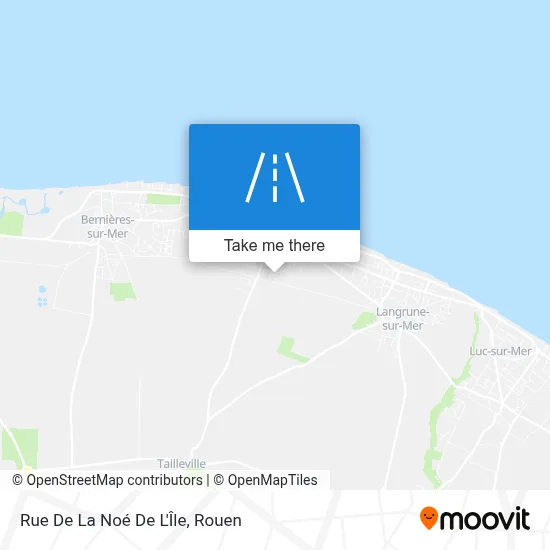 Rue De La Noé De L'Île map
