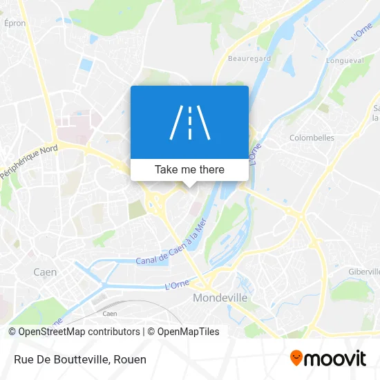 Mapa Rue De Boutteville