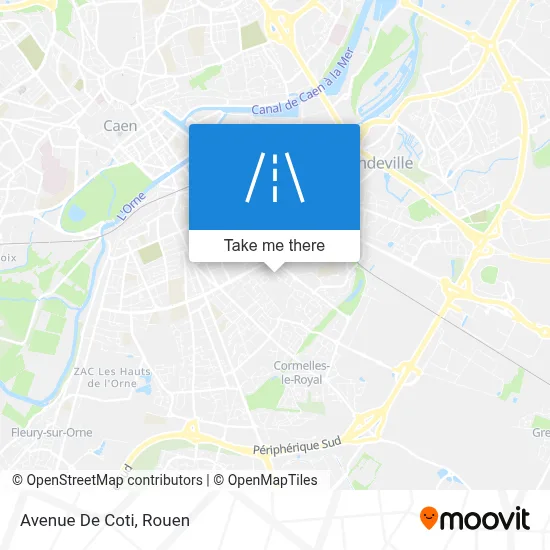 Avenue De Coti map