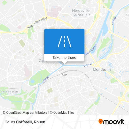 Mapa Cours Caffarelli