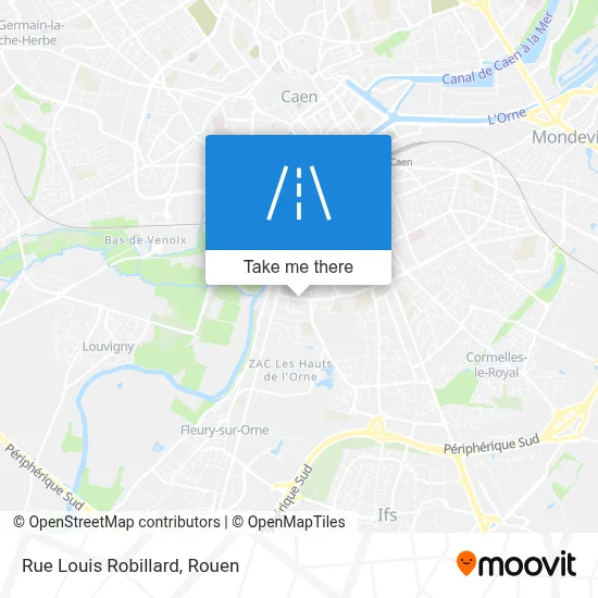 Mapa Rue Louis Robillard