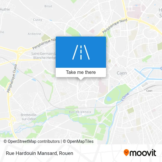 Rue Hardouin Mansard map