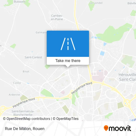 Rue De Mâlon map