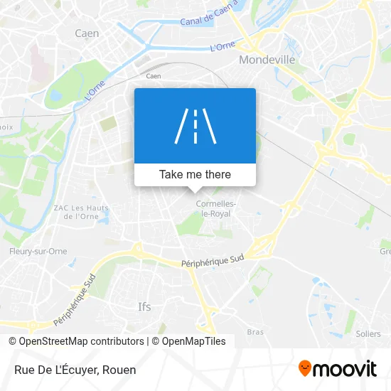Mapa Rue De L'Écuyer