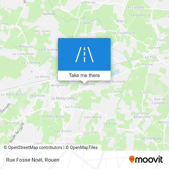 Rue Fosse Noël map