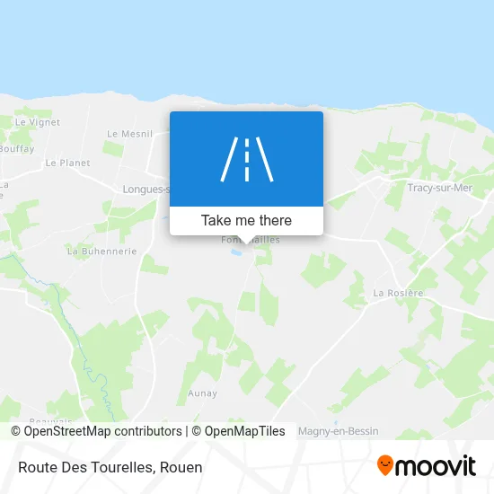 Route Des Tourelles map