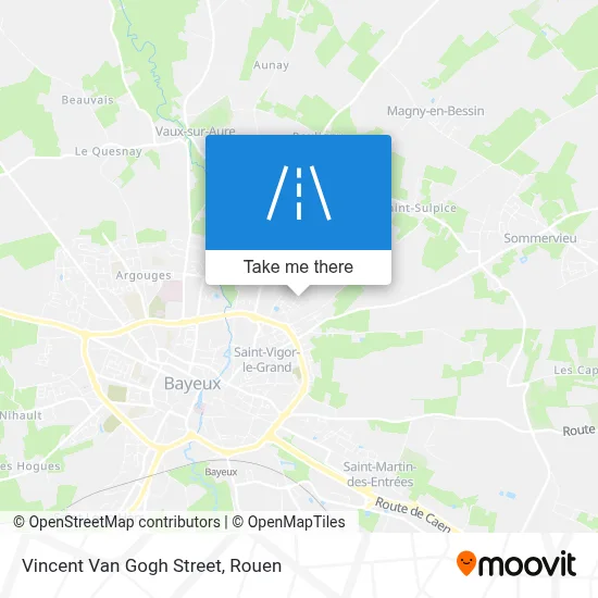 Rue Vincent Van Gogh map