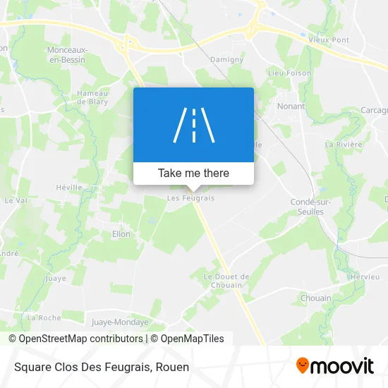 Square Clos Des Feugrais map