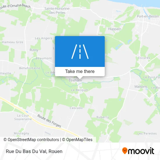 Rue Du Bas Du Val map