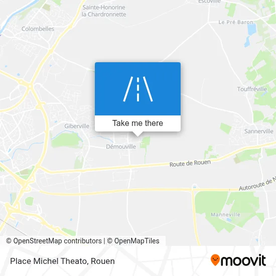 Place Michel Theato map
