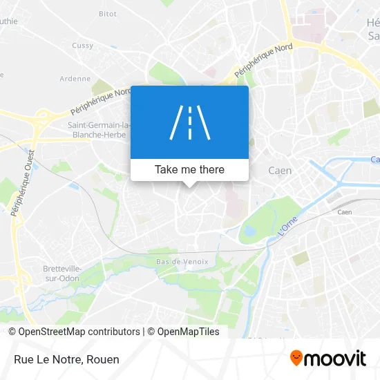 Rue Le Notre map