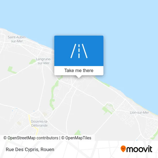 Mapa Rue Des Cypris