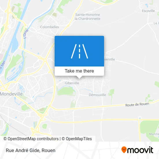 Rue André Gide map