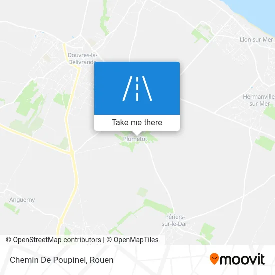 Mapa Chemin De Poupinel