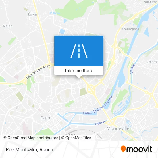 Rue Montcalm map