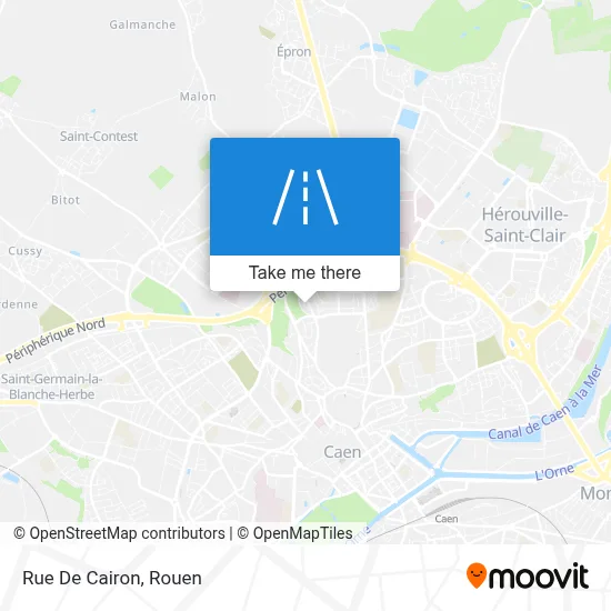 Rue De Cairon map