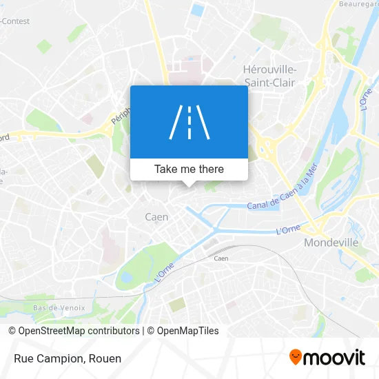 Rue Campion map