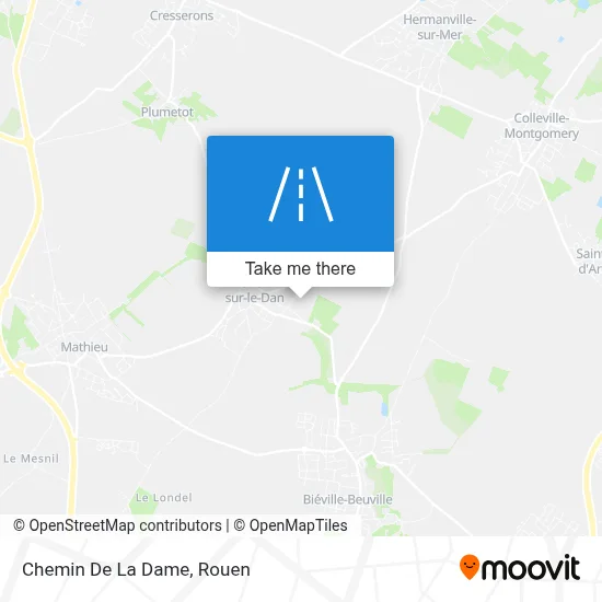 Chemin De La Dame map