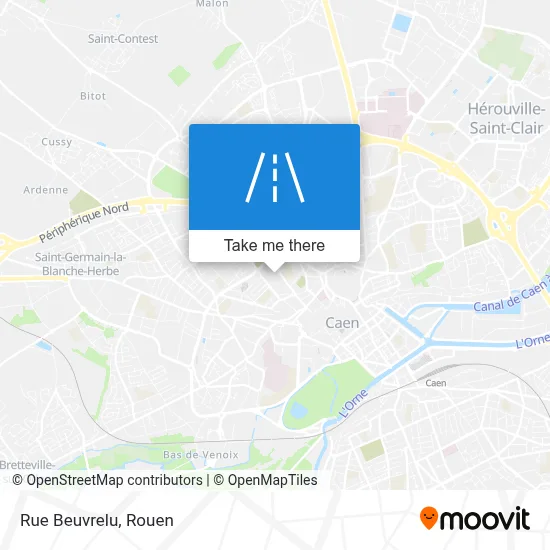 Mapa Rue Beuvrelu