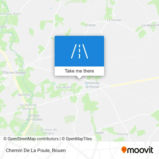 Chemin De La Poule map
