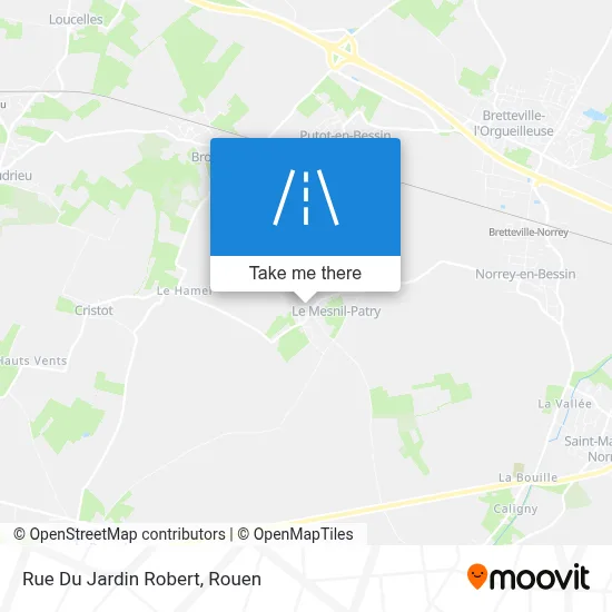 Mapa Rue Du Jardin Robert