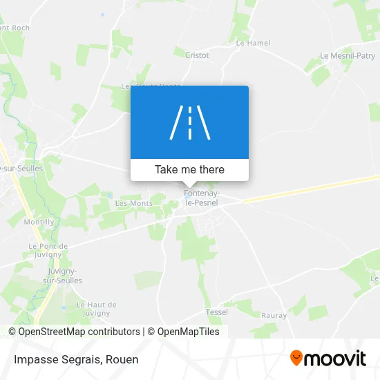Impasse Segrais map