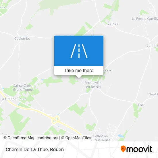 Chemin De La Thue map