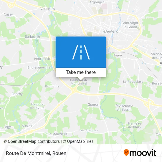 Route De Montmirel map