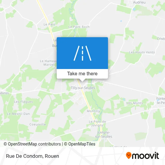 Rue De Condom map