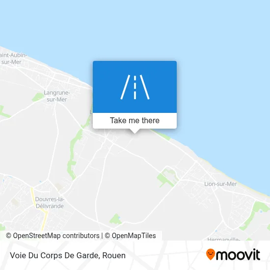 Voie Du Corps De Garde map