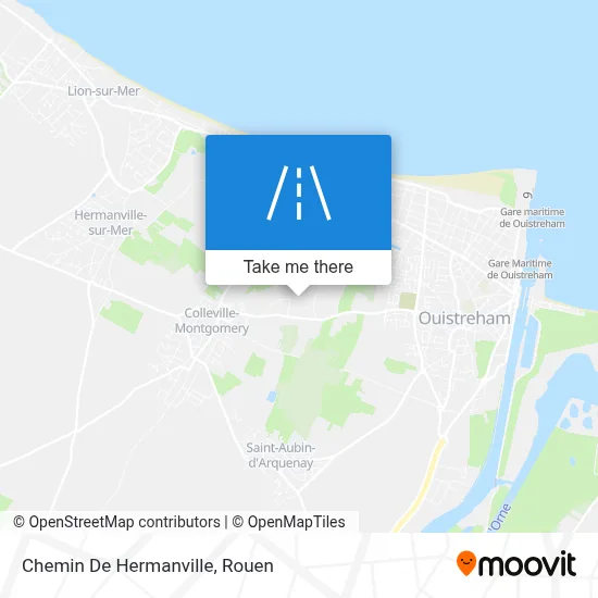 Chemin De Hermanville map