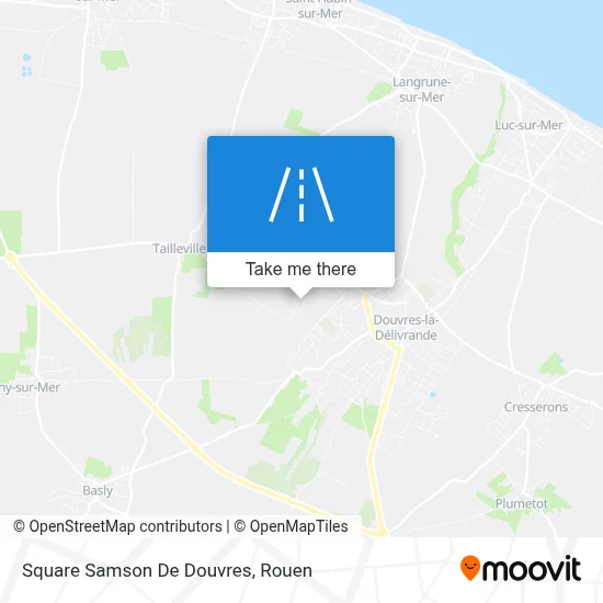 Square Samson De Douvres map