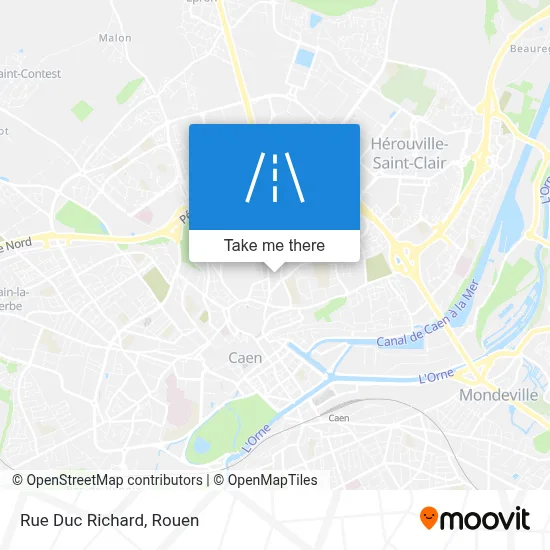 Rue Duc Richard map