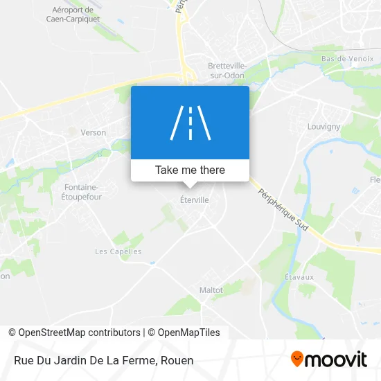 Rue Du Jardin De La Ferme map