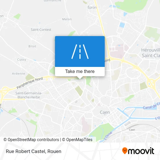 Rue Robert Castel map