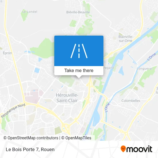 Le Bois Porte 7 map