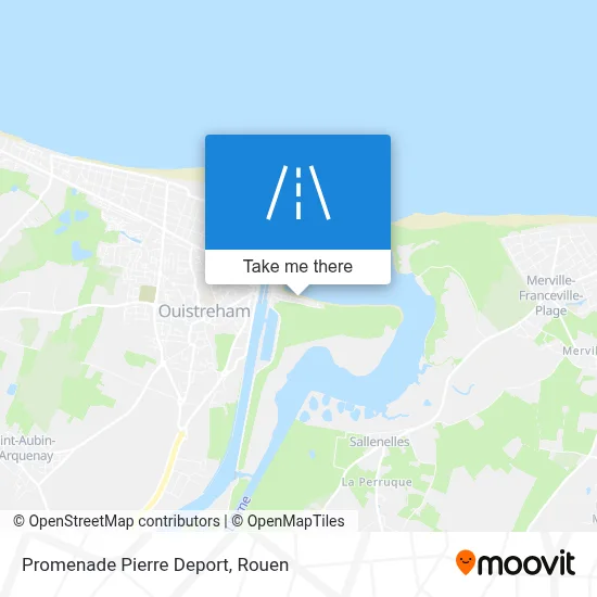 Promenade Pierre Deport map