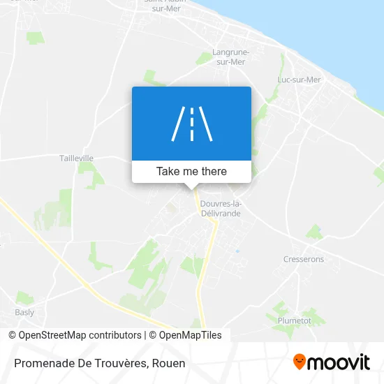 Promenade De Trouvères map