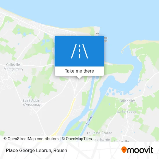 Place George Lebrun map