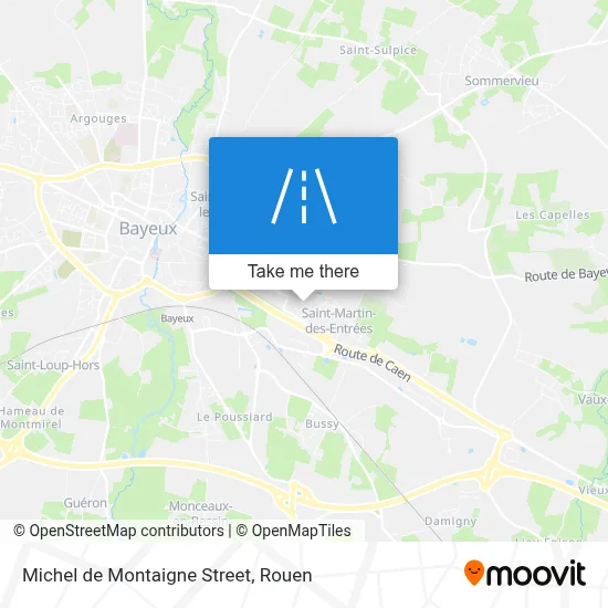 Rue Michel De Montaigne map